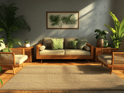 Alfombras de sisal: naturales y robustas