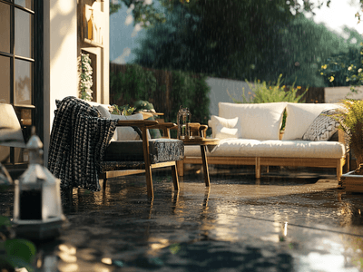 Decoración exterior impermeable: Ideas resistentes a la lluvia para el exterior
