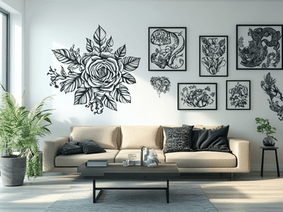 Tatuajes de pared: Posibilidades creativas para decorar paredes