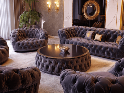 Terciopelo como textil lujoso: Para más elegancia en el espacio habitable