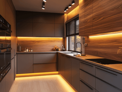 Cocina moderna con madera: unir calidez y estilo