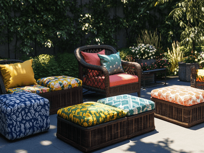 Cojines y almohadillas para muebles de jardín: Comodidad y estilo