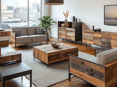 Madera reciclada: Muebles ecológicos con historia