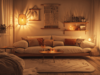 Tonos cálidos de tierra: Comodidad a través de colores naturales