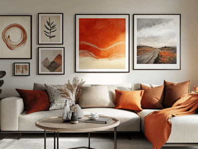 Murales y impresiones: Arte para cada habitación